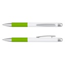 White/Bright Green