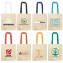 Cotton Tote Bag With Coloured Webbing Handle
