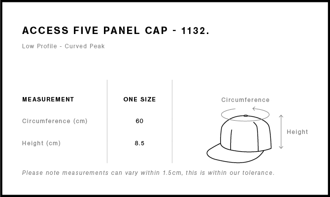 Size Guide - Style 1132