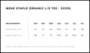 Size Guide - Style 5020G