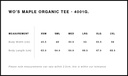 Size Guide - Style 4001G