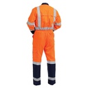 Overall Workzone TTMC-W17 Cotton Zip Orange/Navy (CTPCOLW)