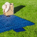 Picnic Tartan Blanket - Navy/Green