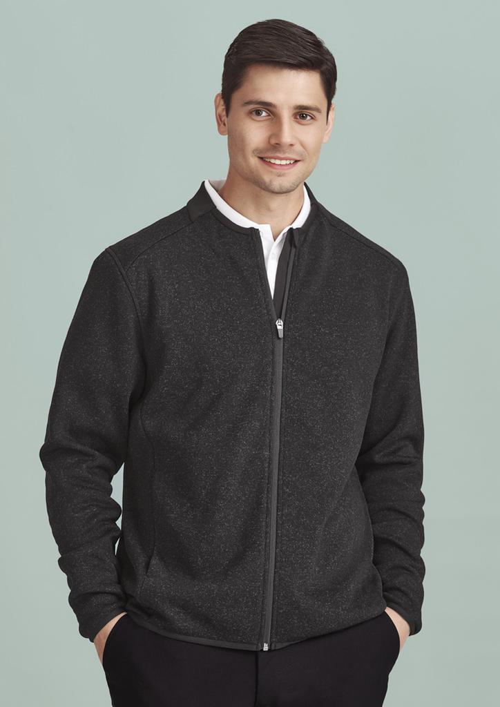[9401042653017] CO342MJ - Mens Nova Zip Front Jumper (XS, Black Marle)