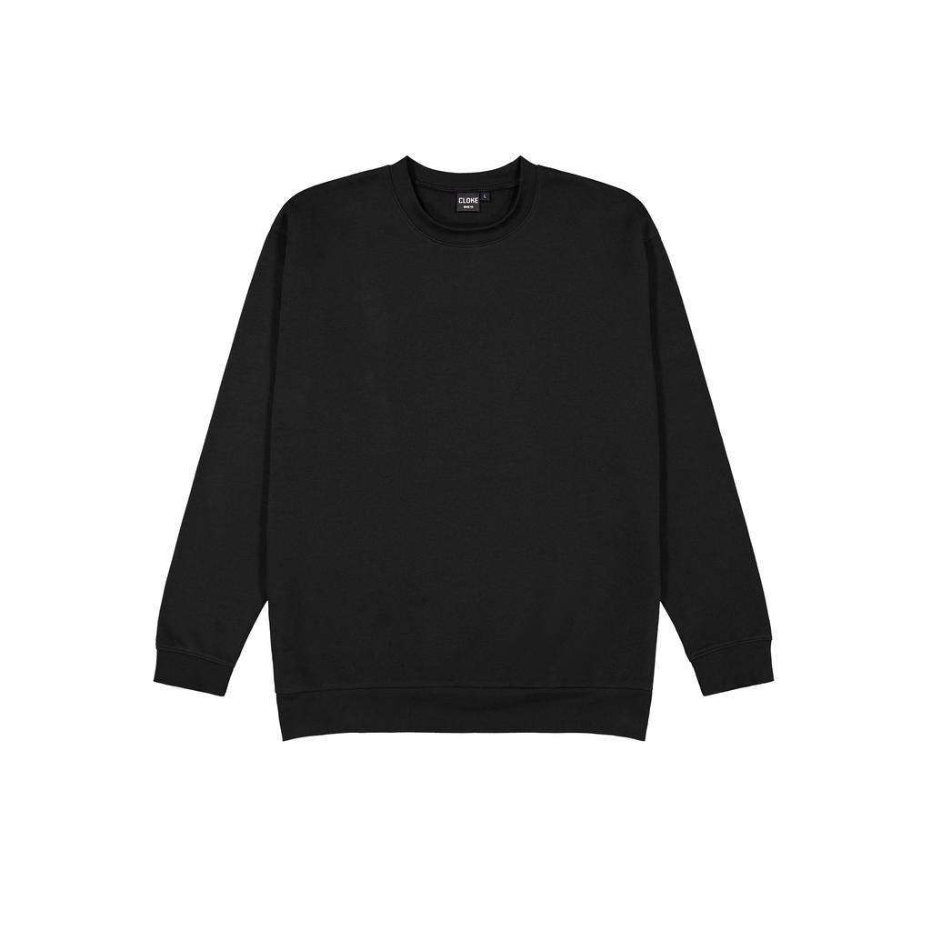 [EDCK-BK-6] EDCK - Edge Crew Neck Sweatshirt -Kids (6, Black)