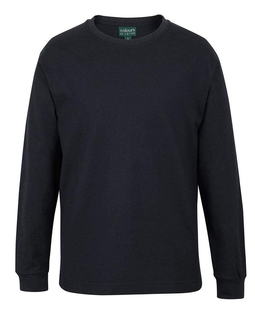 1LS - C of C Kids L/S Tee (4, 13% Marle)