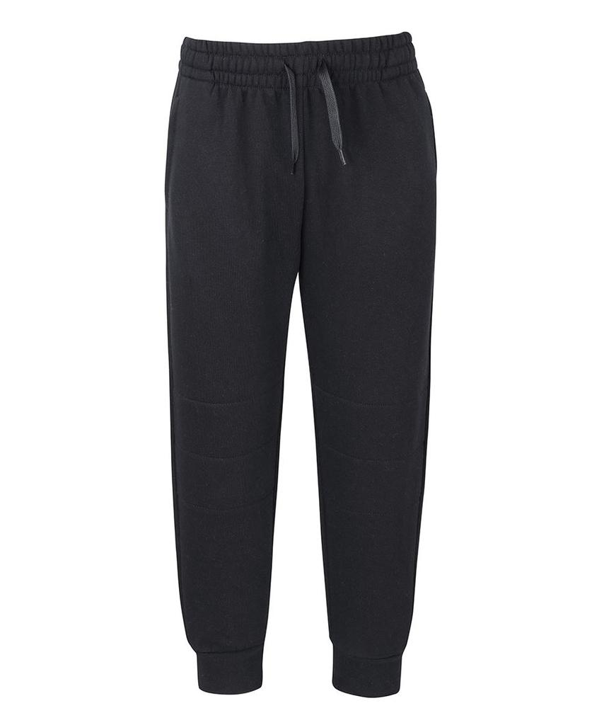 [3PFCBX04] 3PFC - C of C Kids Cuffed Track Pant (4, Black)