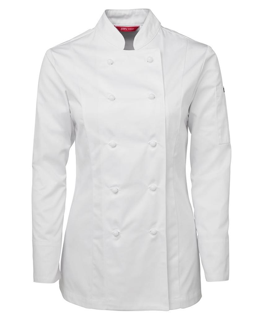 5CJ1 - JBs Ladies L/S Chef'S Jacket