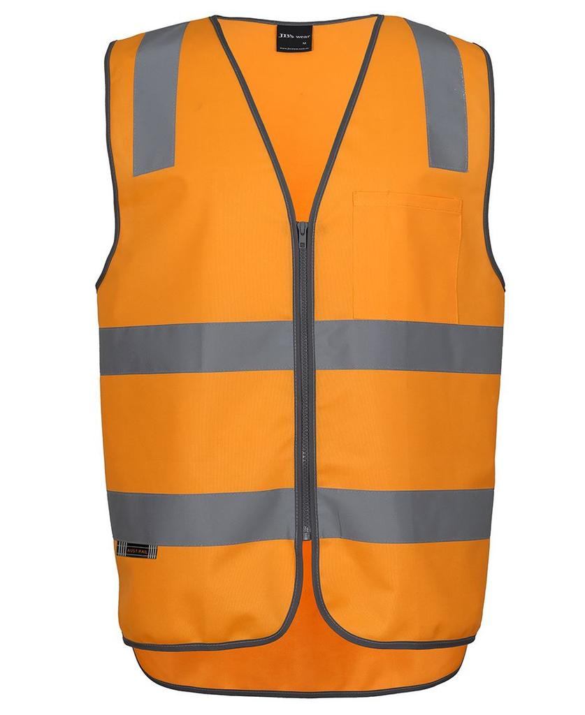 6DVTV - JBs Aust. Rail (D+N) Zip Safety Vest