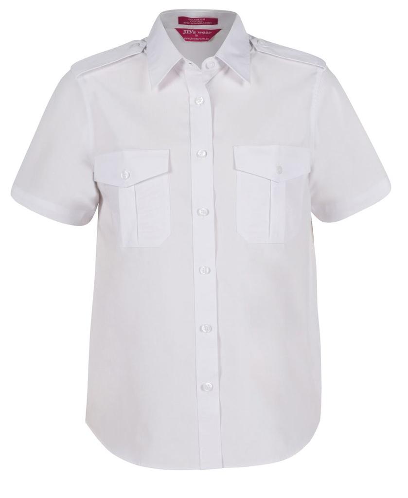 [6ESS1WX08] 6ESS1 - JBs Ladies S/S Epaulette Shirt (8)