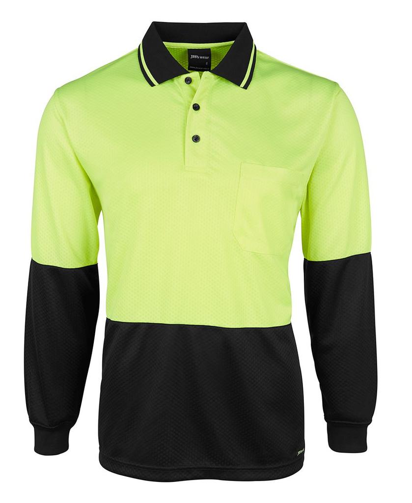 6HJNL - JBs Hv 4602.1 L/S Jacquard Polo