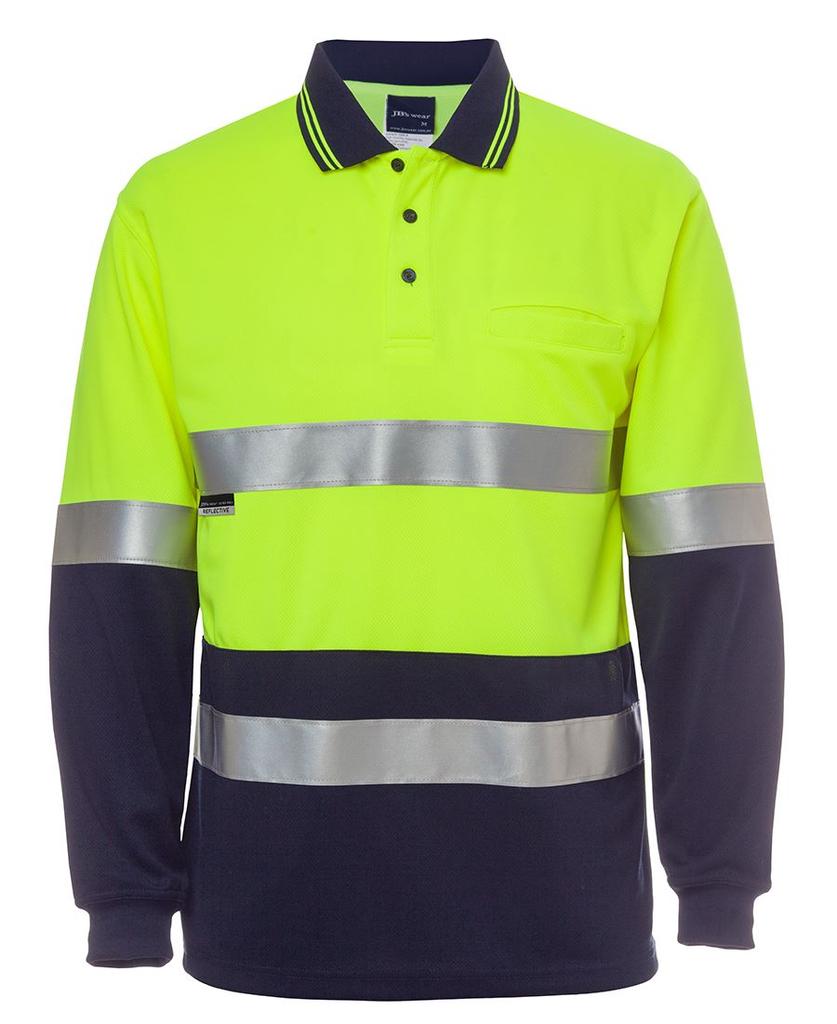 6HVSL - JBs Hv L/S (D+N) Trad Polo