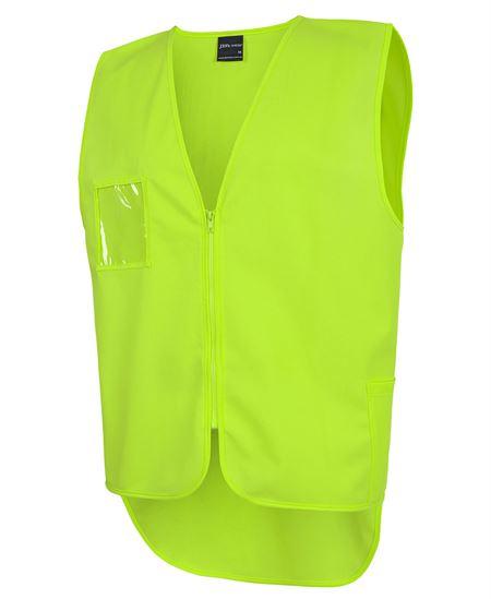 6HVSW - JBs Hv Zip Drop Tail Safety Vest