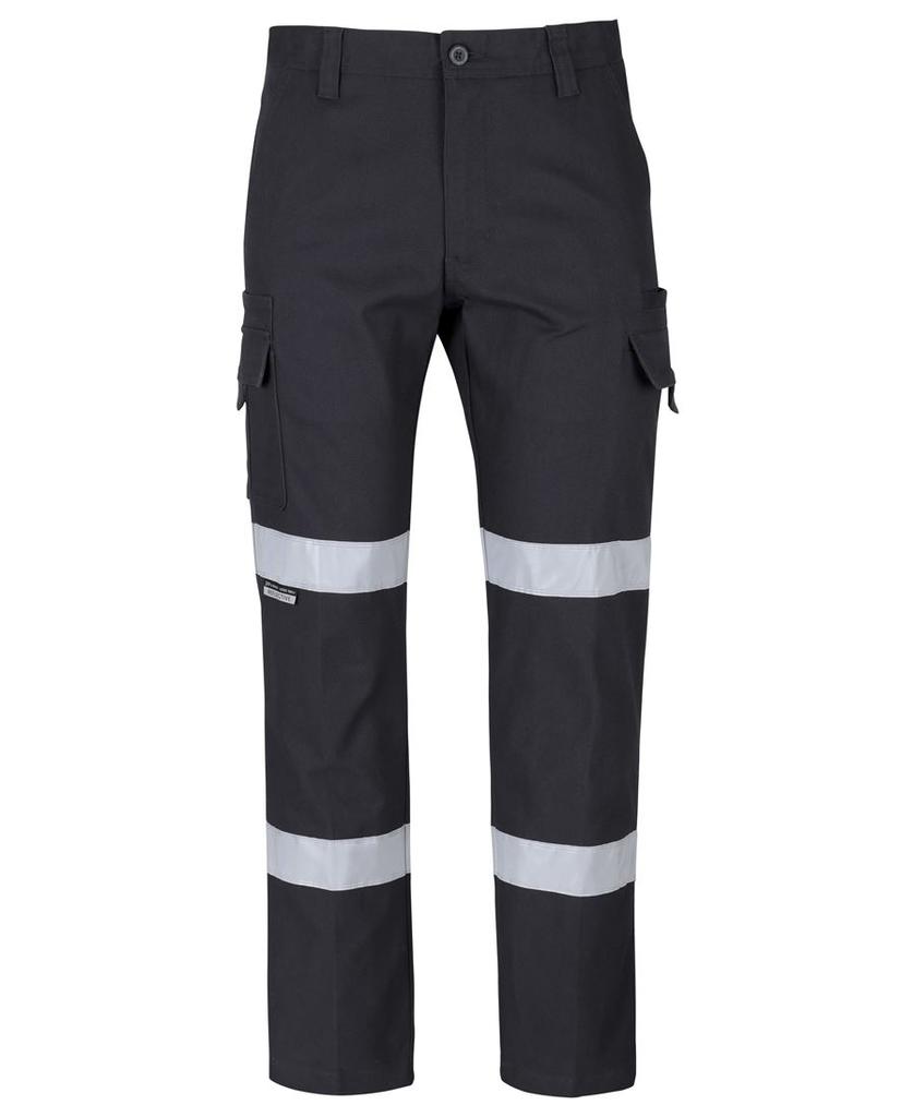 [6SCTBXR26] 6SCT - JBs Multi Pkt Stretch Canvas Pant With D+N Tape (67, Black)