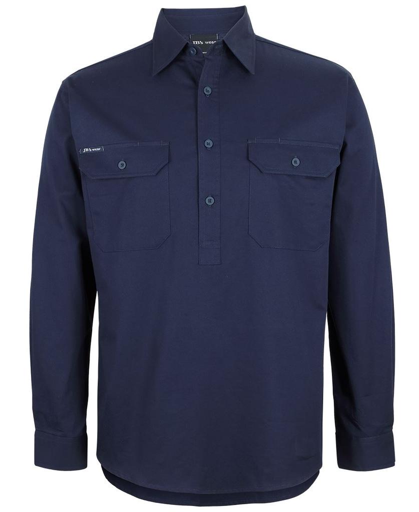 6WLCF - JBs Close Front L/S 150G Work Shirt