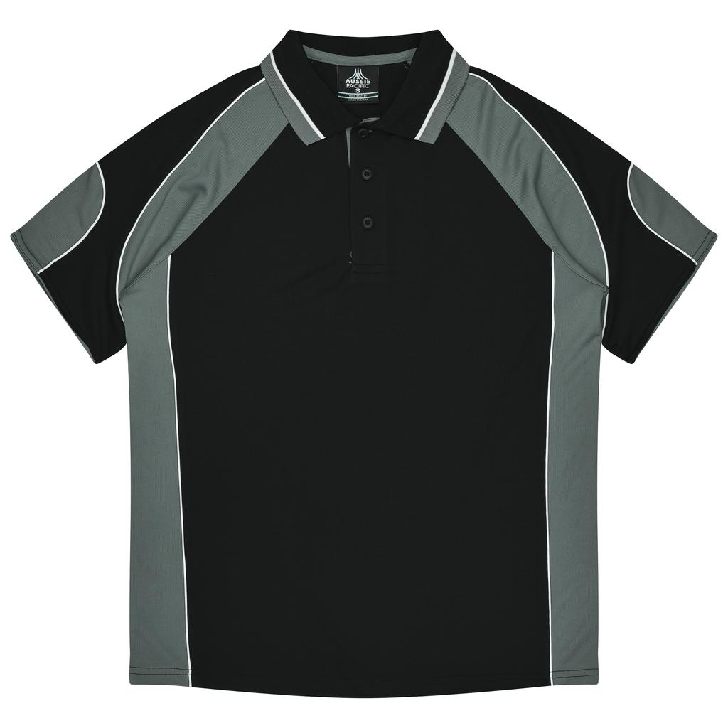[330002332] 3300 - KIDS MURRAY POLO (6, Black/Ashe)