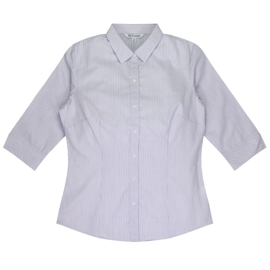 [2906T0119C] 2906T - **LADY BAYVIEW 3/4 SLEEVE (4, White/Pink)
