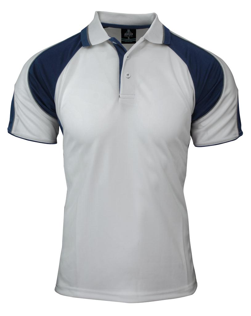[130002332] 1300 - MENS MURRAY POLO (S, Black/Ashe)