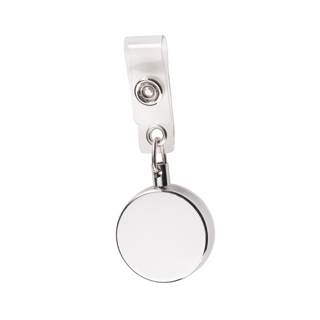[209S-SILVER-STANDARD] 209S - Metal Zip Pull Badge