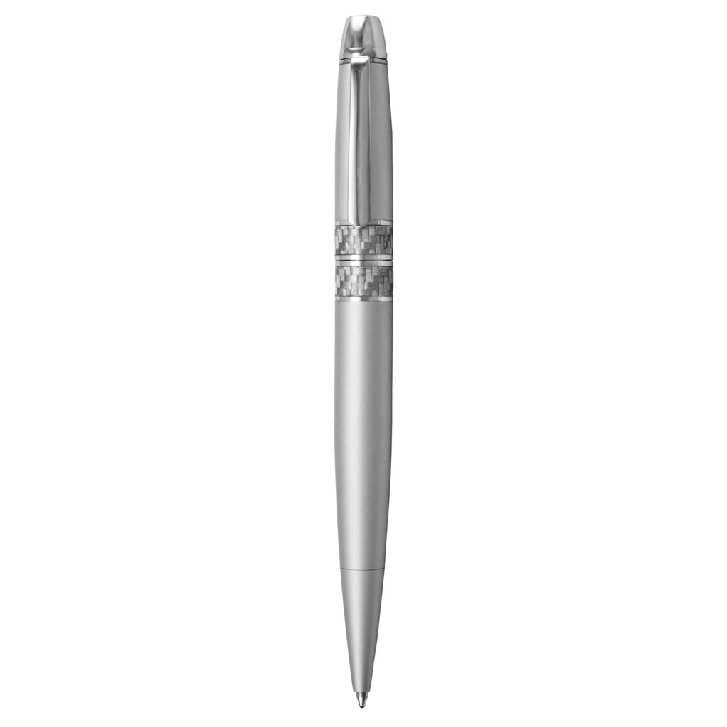 648 - Metal Twist Action Ballpoint Pen - Silver