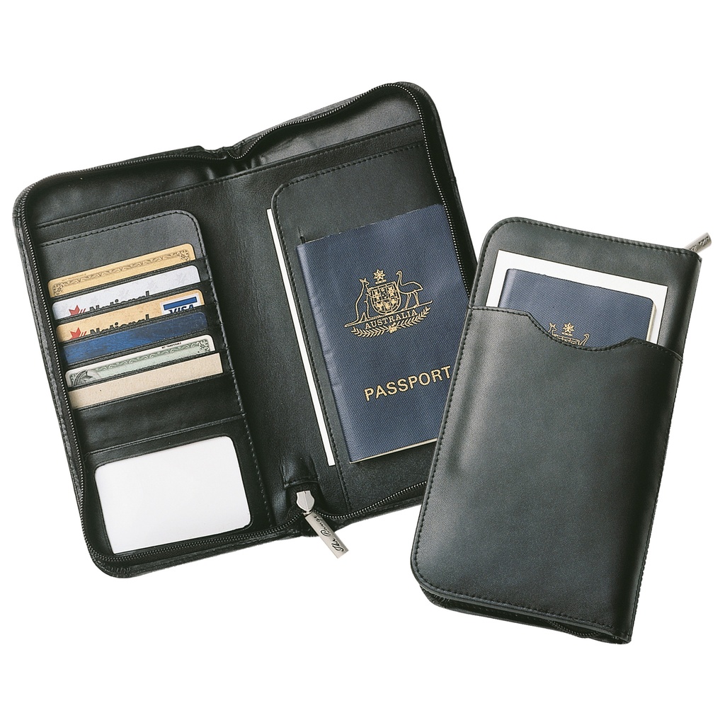 [9018-STANDARD-STANDARD] 9018 - Leather Travel Wallet