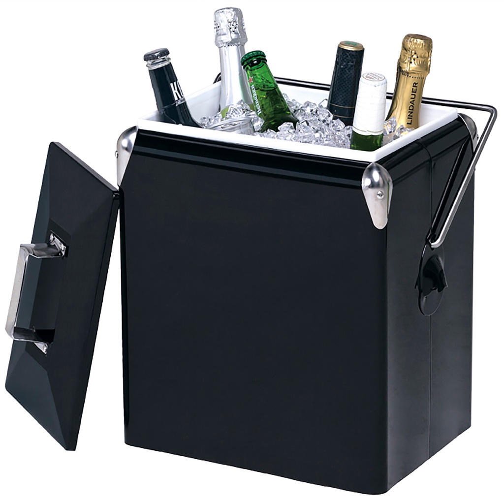 [PORC-BLACK-STANDARD] PORC - Retro Cooler Box