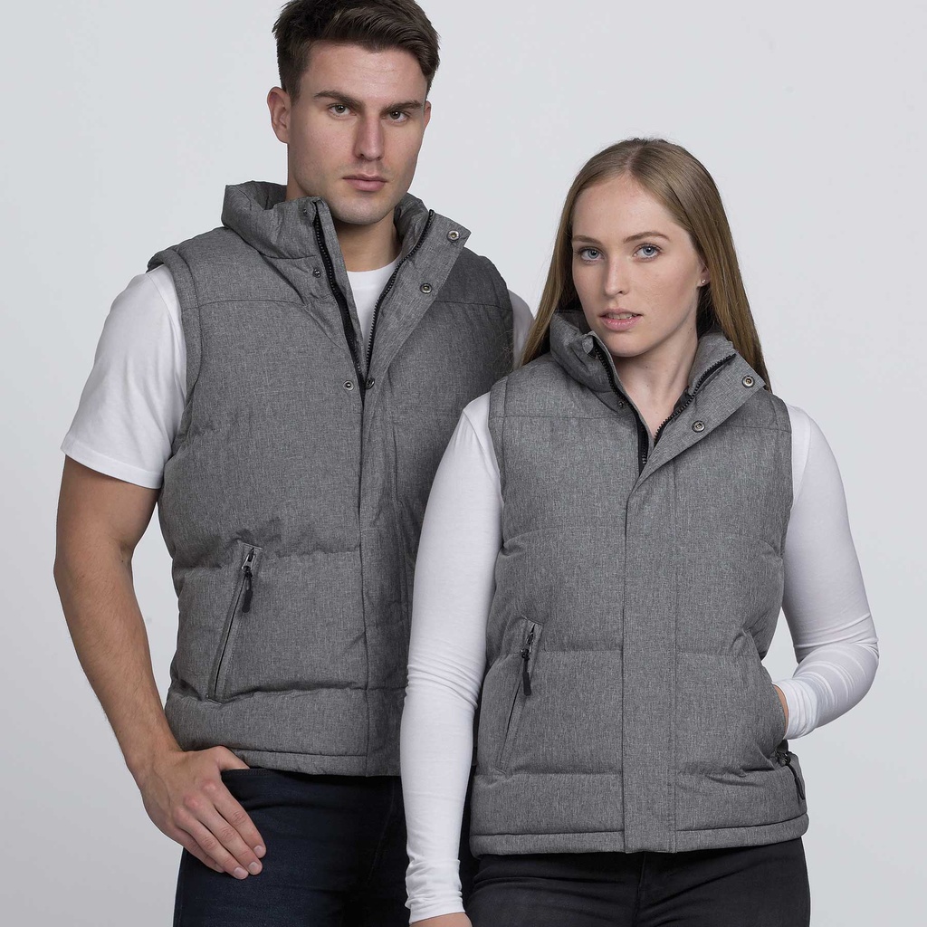 [SIBPV-GREY MELANGE-XXS] SIBPV - smpli Basin Puffa Vest (XXS)