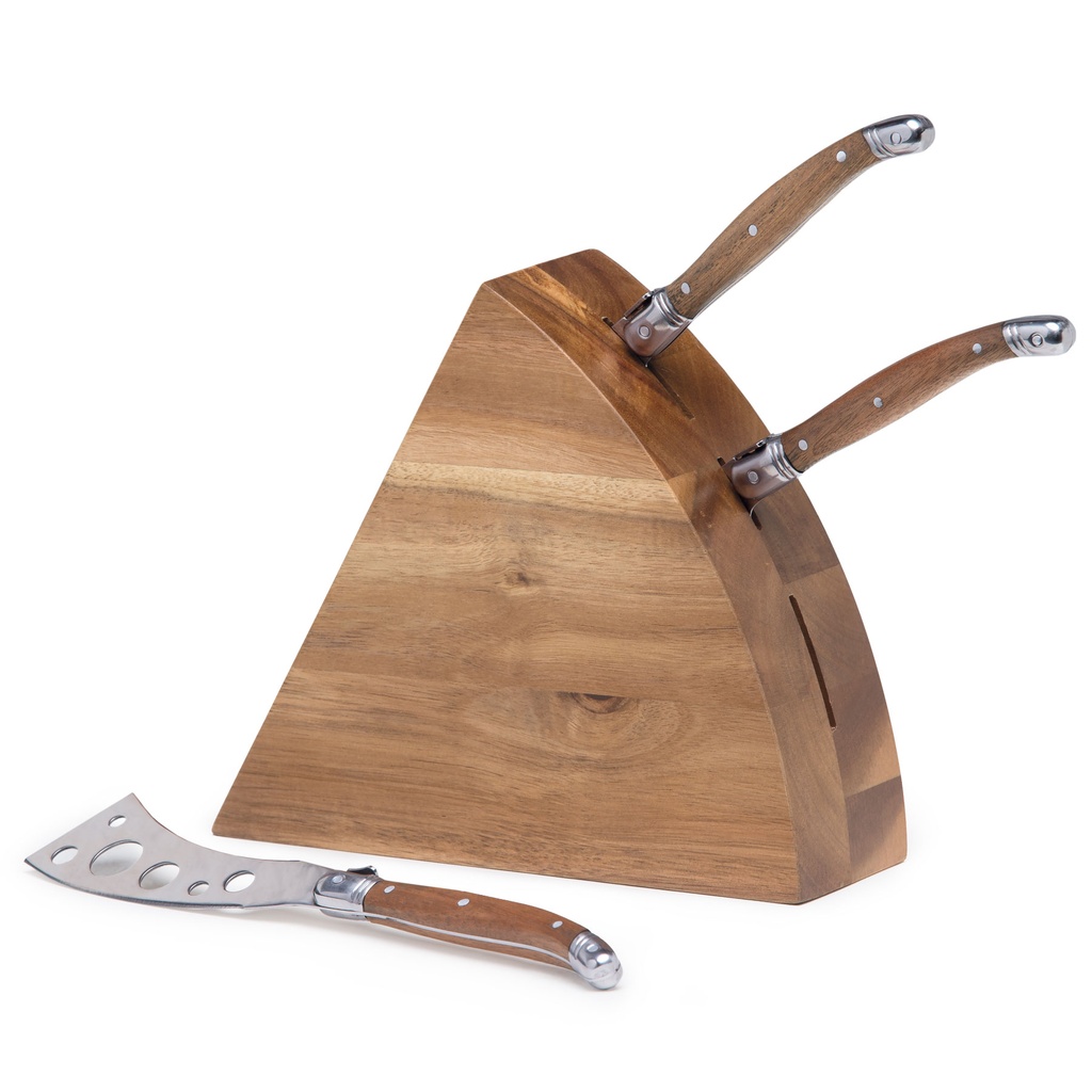POWCKB - Wedge Cheese Knife Block Set