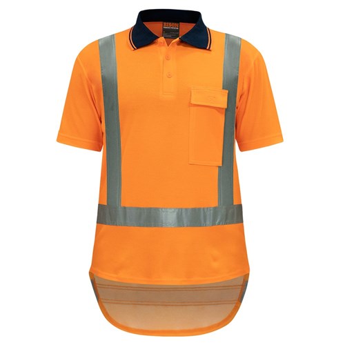 POLO TTMC-W17 X-BACK QUICK-DRY COTTON BACKED ORANGE (VTX14TTMC) (S)