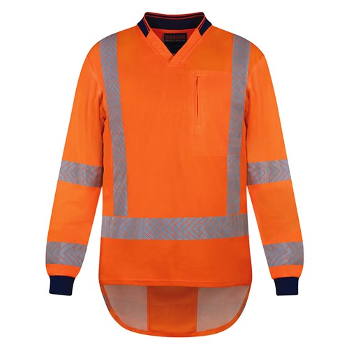 Polo TTMC-W17 Quick-Dry Cotton Backed Orange (S)