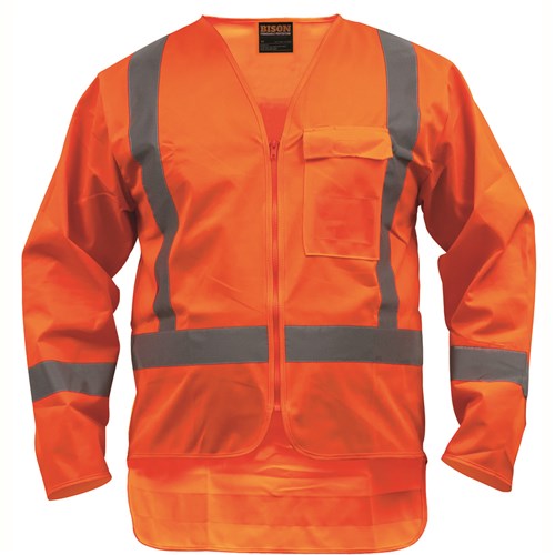 Vest TTMC-W17 X-Back Polyester Long Sleeve Orange (VXPPOLS) (XS)