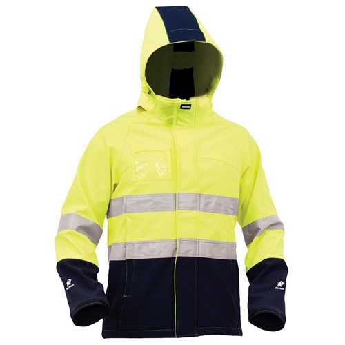 Jacket Day/Night Softshell Yellow/Navy (JNPSS) (XS)