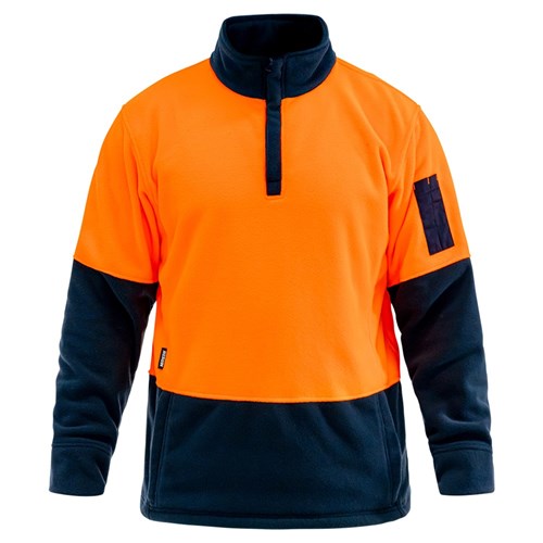 Polar Fleece Day Only Orange/Navy (XS)