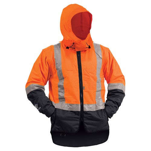 Jacket Stamina Day/Night zip off sleeves Orange/Navy (VNPPOWR) (S)