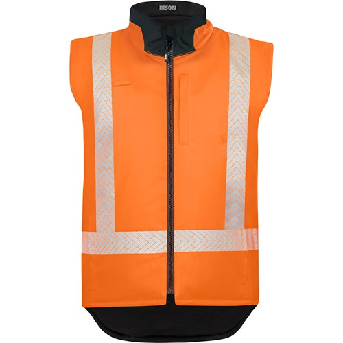 REVERSIBLE PUFFER VEST STAMINA ECO TTMC-W23 ORANGE (XS)