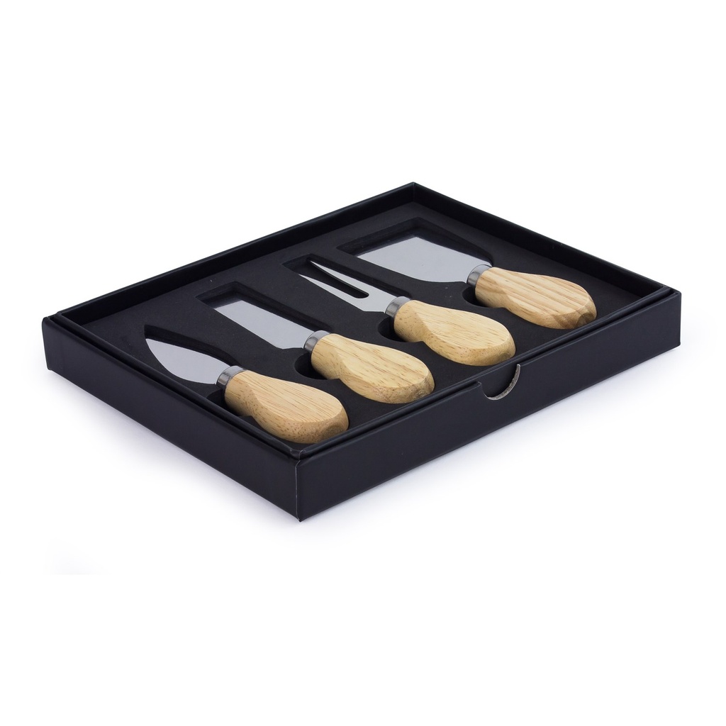 [AM006315] Cheese Knife Set - Wooden