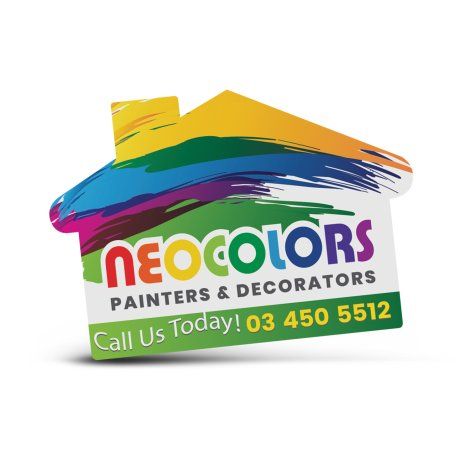 [133529] AD Labels 70 x 50mm - House Shaped - 100113