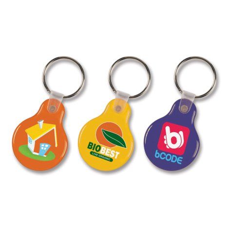 [104625] Flexi Resin Key Ring - Round  - 104337