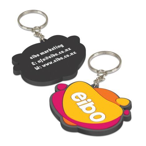 [107109] PVC Key Ring Small - One Side Moulded - 107109