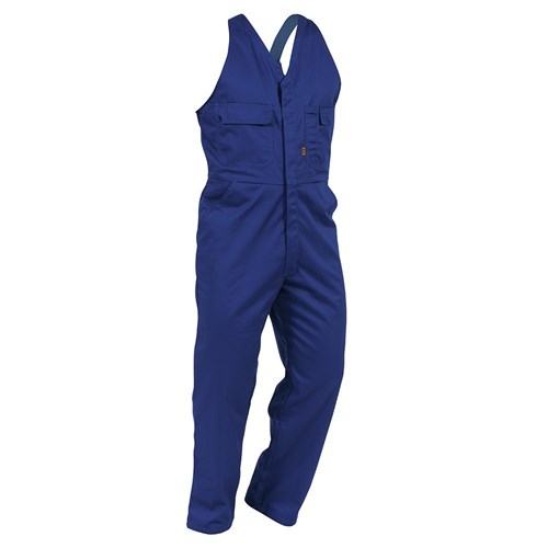 Overall Workzone Easy Action Polycotton Zip Royal Blue (EAZPC) (76R)