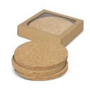 Oakridge Cork Coaster Round - Set of 4 - 113033