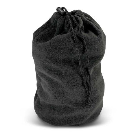 [113655] Polar Fleece Drawstring Bag - 113672 (Black)
