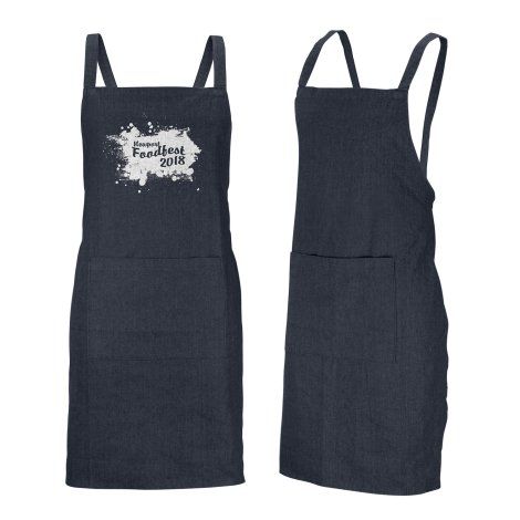 [124165] Carolina Denim Bib Apron - 113593
