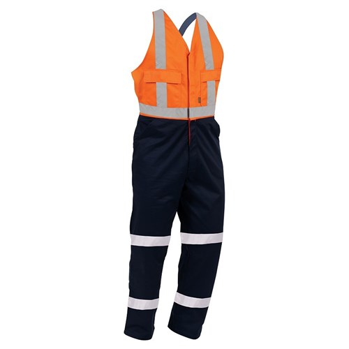Overall Workzone Easy Action Cotton Zip Taped Orange/Navy (ETPCO) (80R)