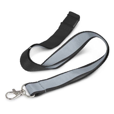 [132283] Reflector Lanyard - 116610 (Black)