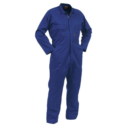 Overall Workzone Polycotton Zip Royal Blue (COZPC) (76R)