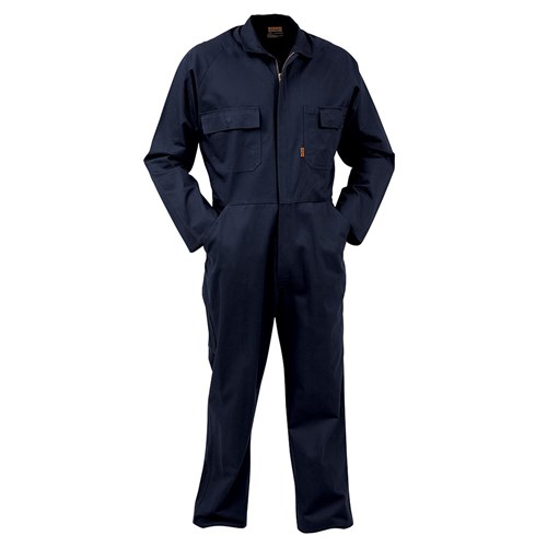 Overall Workzone Cotton Zip Navy (COZCO) (76R)