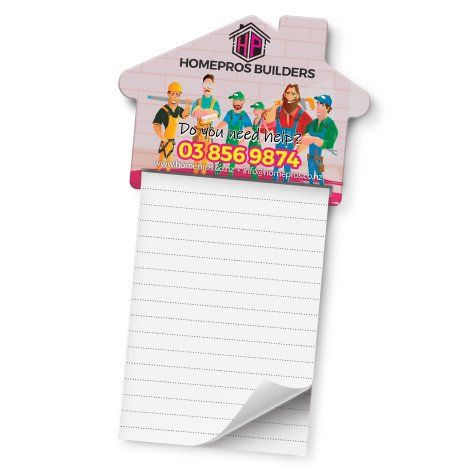 [200360] Magnetic House Memo Pad - A7 - 118489