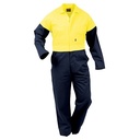 Overall Workzone Day Only Cotton Zip Yellow/Navy (DOPCO)