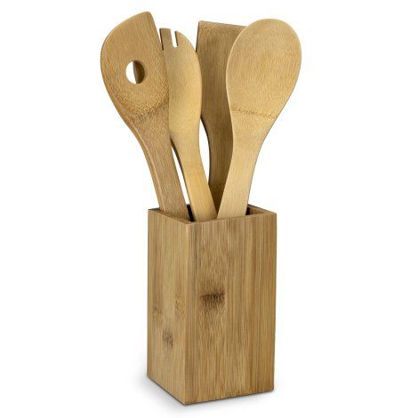 [121519] Bamboo Kitchen Utensils - 121522